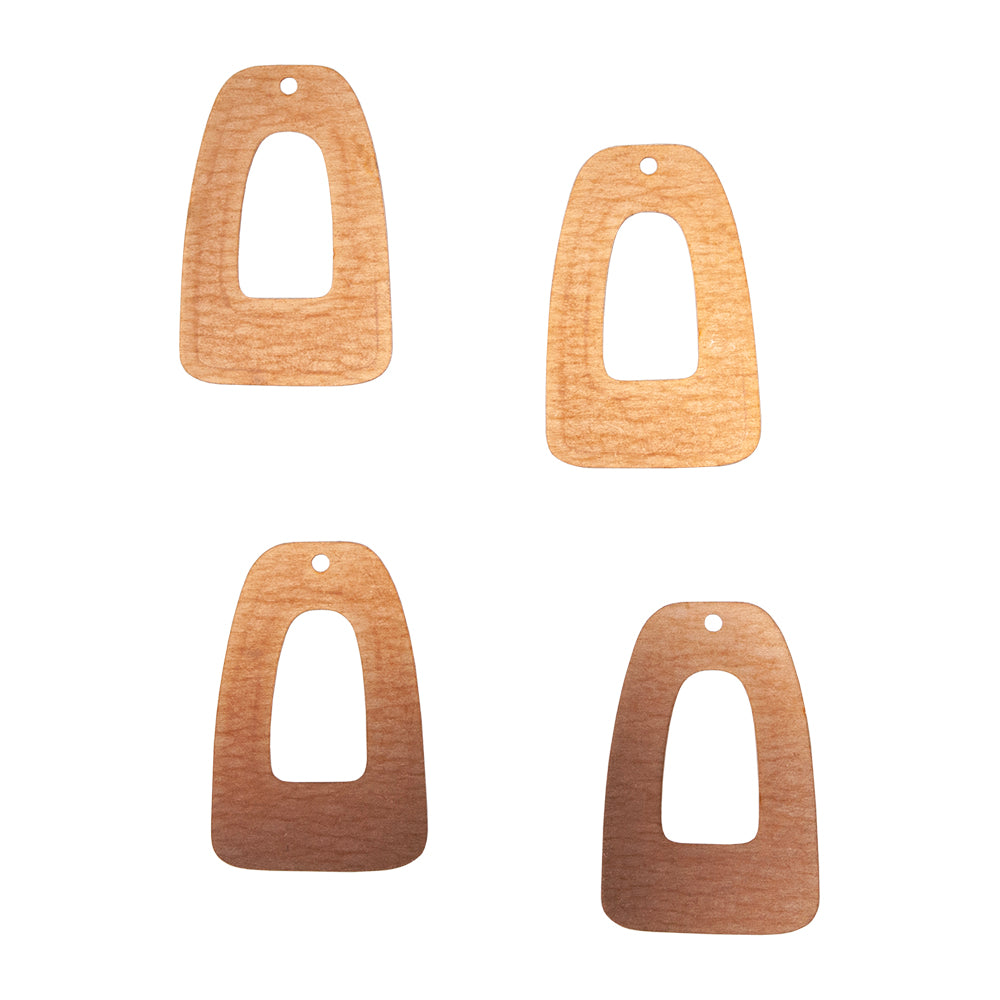 Copper Blanks - Open Arch 35mm - Pkg/4