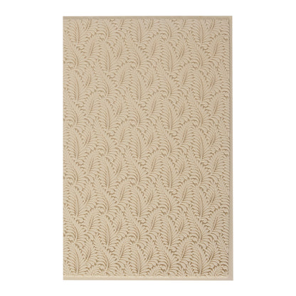 Mega Texture Tile - Crown Fern. Use to impress texture in soft clays. Mega Texture Tiles are perfect for projects both large and small. Mega Tiles measure 9-1/4" x 6" and are about 7 times larger than Texture Tiles. These textures are flexible, washable and can be used with any soft clay.