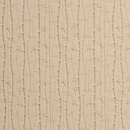 Mega Texture Tile - Bamboo Embossed Use to impress texture in soft clays. Mega Texture Tiles are perfect for projects both large and small. Mega Tiles measure 9-1/4" x 6" and are about 7 times larger than Texture Tiles. These textures are flexible, washable and can be used with any soft clay.