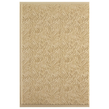 Mega Texture Tile - Grass Embossed. Use to impress texture in soft clays. Mega Texture Tiles are perfect for projects both large and small. Mega Tiles measure 9-1/4" x 6" and are about 7 times larger than Texture Tiles. These textures are flexible, washable and can be used with any soft clay.
