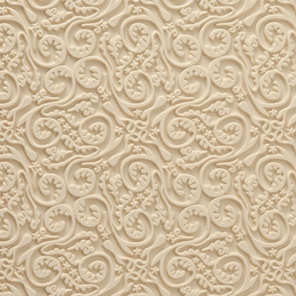 Mega Texture Tile - Desert Wind. Use to impress texture in soft clays. Mega Texture Tiles are perfect for projects both large and small. Mega Tiles measure 9-1/4" x 6" and are about 7 times larger than Texture Tiles. These textures are flexible, washable and can be used with any soft clay.