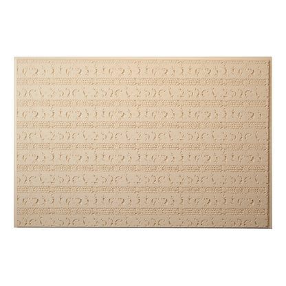 Mega Texture Tile - Dancing Spirits Fineline. Use to impress texture in soft clays. Mega Texture Tiles are perfect for projects both large and small. Mega Tiles measure 9-1/4" x 6" and are about 7 times larger than Texture Tiles. These textures are flexible, washable and can be used with any soft clay.