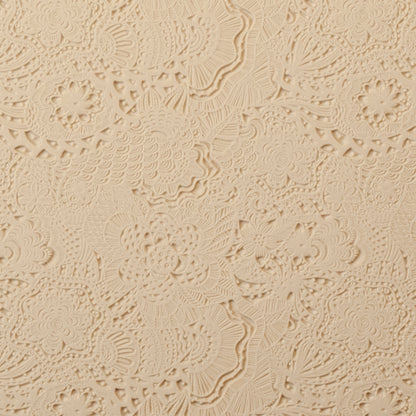 Mega Texture Tile - Flower Power. Use to impress texture in soft clays. Mega Texture Tiles are perfect for projects both large and small. Mega Tiles measure 9-1/4" x 6" and are about 7 times larger than Texture Tiles. These textures are flexible, washable and can be used with any soft clay.