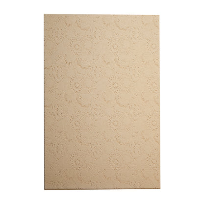Mega Texture Tile - Flower Power. Use to impress texture in soft clays. Mega Texture Tiles are perfect for projects both large and small. Mega Tiles measure 9-1/4" x 6" and are about 7 times larger than Texture Tiles. These textures are flexible, washable and can be used with any soft clay.