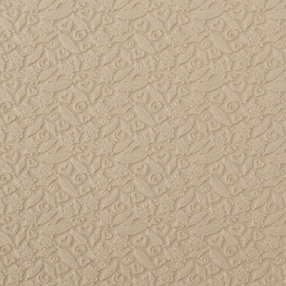 Mega Texture Tile - Lucky Charms. Use to impress texture in soft clays. Mega Texture Tiles are perfect for projects both large and small. Mega Tiles measure 9-1/4" x 6" and are about 7 times larger than Texture Tiles. These textures are flexible, washable and can be used with any soft clay.