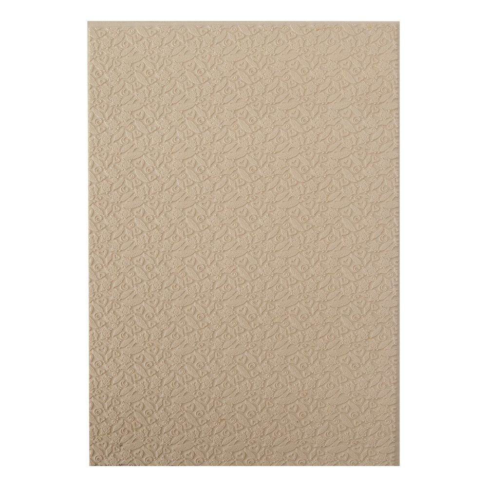 Mega Texture Tile - Lucky Charms. Use to impress texture in soft clays. Mega Texture Tiles are perfect for projects both large and small. Mega Tiles measure 9-1/4" x 6" and are about 7 times larger than Texture Tiles. These textures are flexible, washable and can be used with any soft clay.