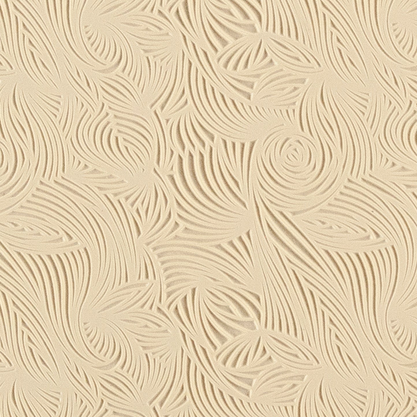 Mega Texture Tile - Floral Scrolls. Use to impress texture in soft clays. Mega Texture Tiles are perfect for projects both large and small. Mega Tiles measure 9-1/4" x 6" and are about 7 times larger than Texture Tiles. These textures are flexible, washable and can be used with any soft clay.