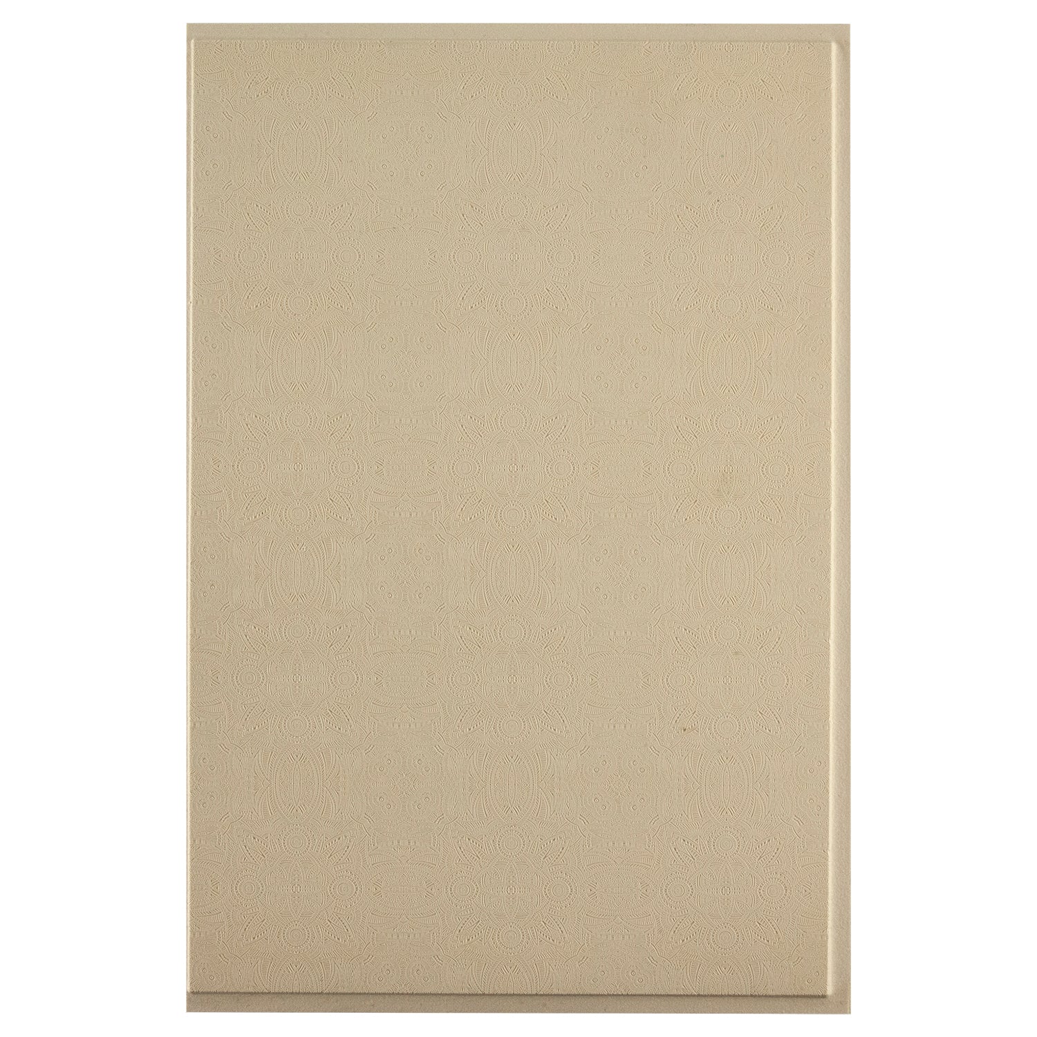 Mega Texture Tile - Super Fineline Illusion. Use to impress texture in soft clays. Mega Texture Tiles are perfect for projects both large and small. Mega Tiles measure 9-1/4" x 6" and are about 7 times larger than Texture Tiles. These textures are flexible, washable and can be used with any soft clay.