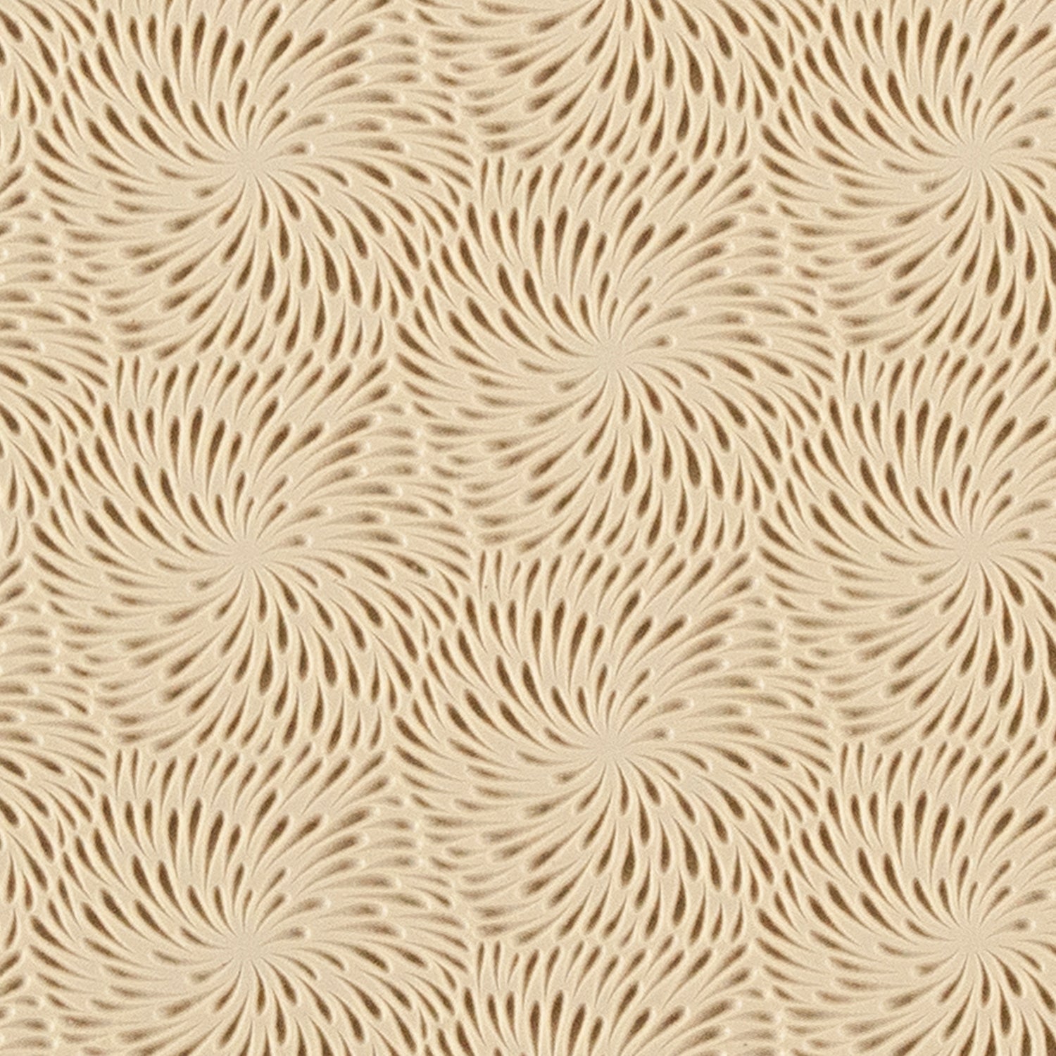 Mega Texture Tile - Fireworks Fineline. Use to impress texture in soft clays. Mega Texture Tiles are perfect for projects both large and small. Mega Tiles measure 9-1/4" x 6" and are about 7 times larger than Texture Tiles. These textures are flexible, washable and can be used with any soft clay.