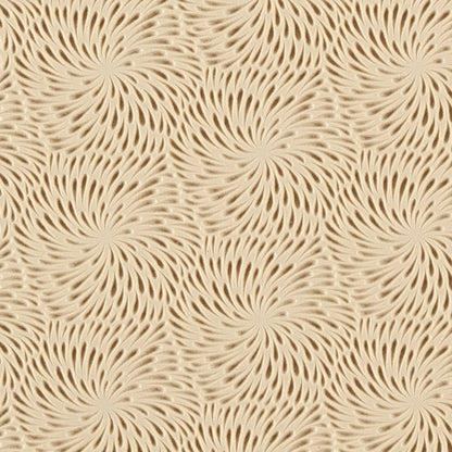 Mega Texture Tile - Fireworks Fineline. Use to impress texture in soft clays. Mega Texture Tiles are perfect for projects both large and small. Mega Tiles measure 9-1/4" x 6" and are about 7 times larger than Texture Tiles. These textures are flexible, washable and can be used with any soft clay.