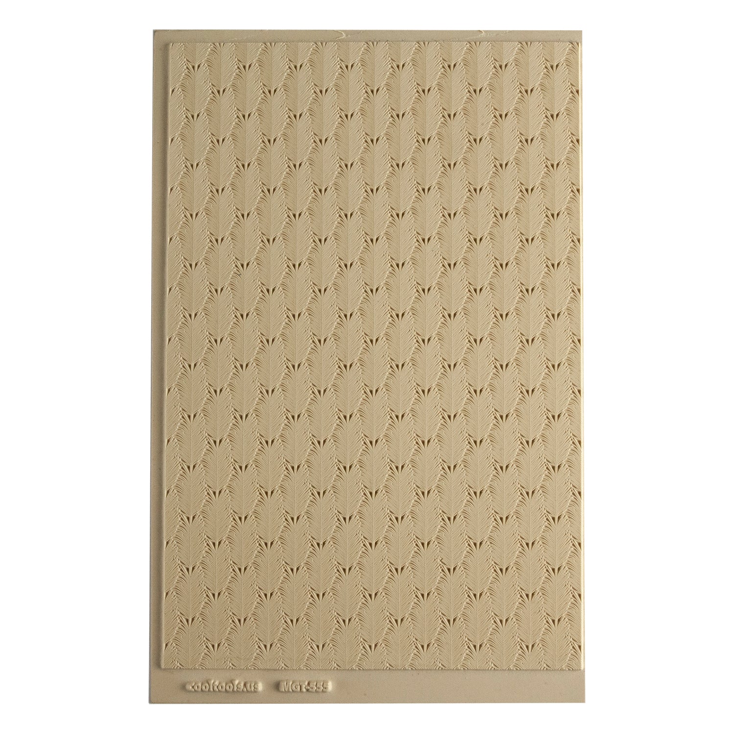 Mega Texture Tile - Hawaiian Sun. Use to impress texture in soft clays. Mega Texture Tiles are perfect for projects both large and small. Mega Tiles measure 9-1/4" x 6" and are about 7 times larger than Texture Tiles. These textures are flexible, washable and can be used with any soft clay.