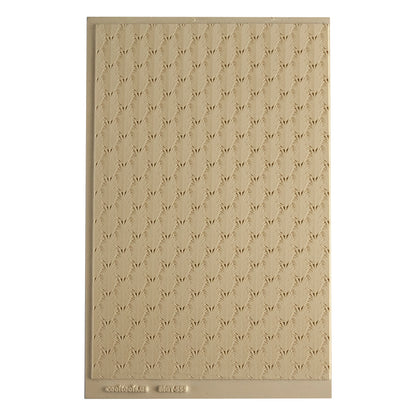 Mega Texture Tile - Hawaiian Sun. Use to impress texture in soft clays. Mega Texture Tiles are perfect for projects both large and small. Mega Tiles measure 9-1/4" x 6" and are about 7 times larger than Texture Tiles. These textures are flexible, washable and can be used with any soft clay.