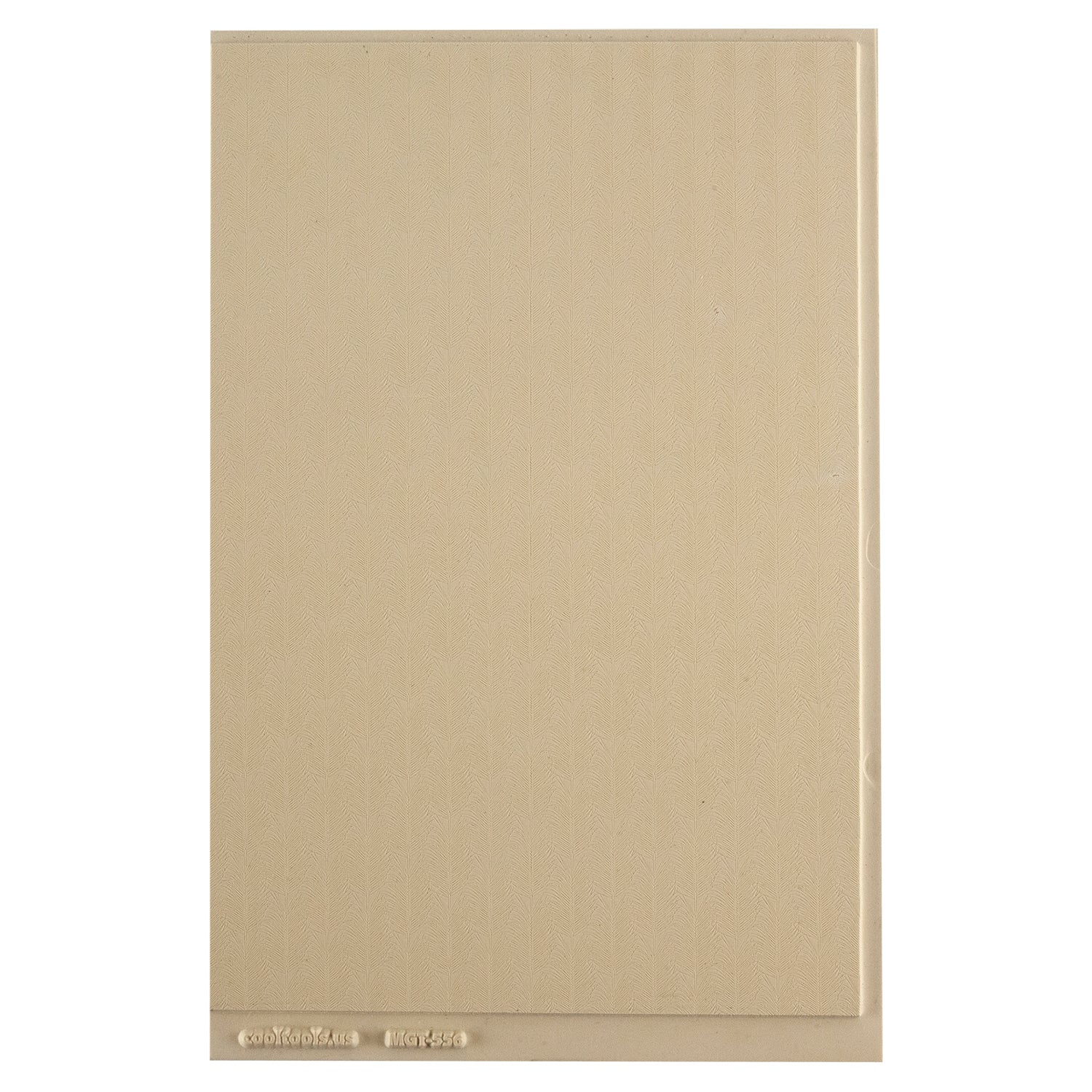 Mega Texture Tile - Hawaiian Sun Fineline. Use to impress texture in soft clays. Mega Texture Tiles are perfect for projects both large and small. Mega Tiles measure 9-1/4" x 6" and are about 7 times larger than Texture Tiles. These textures are flexible, washable and can be used with any soft clay.