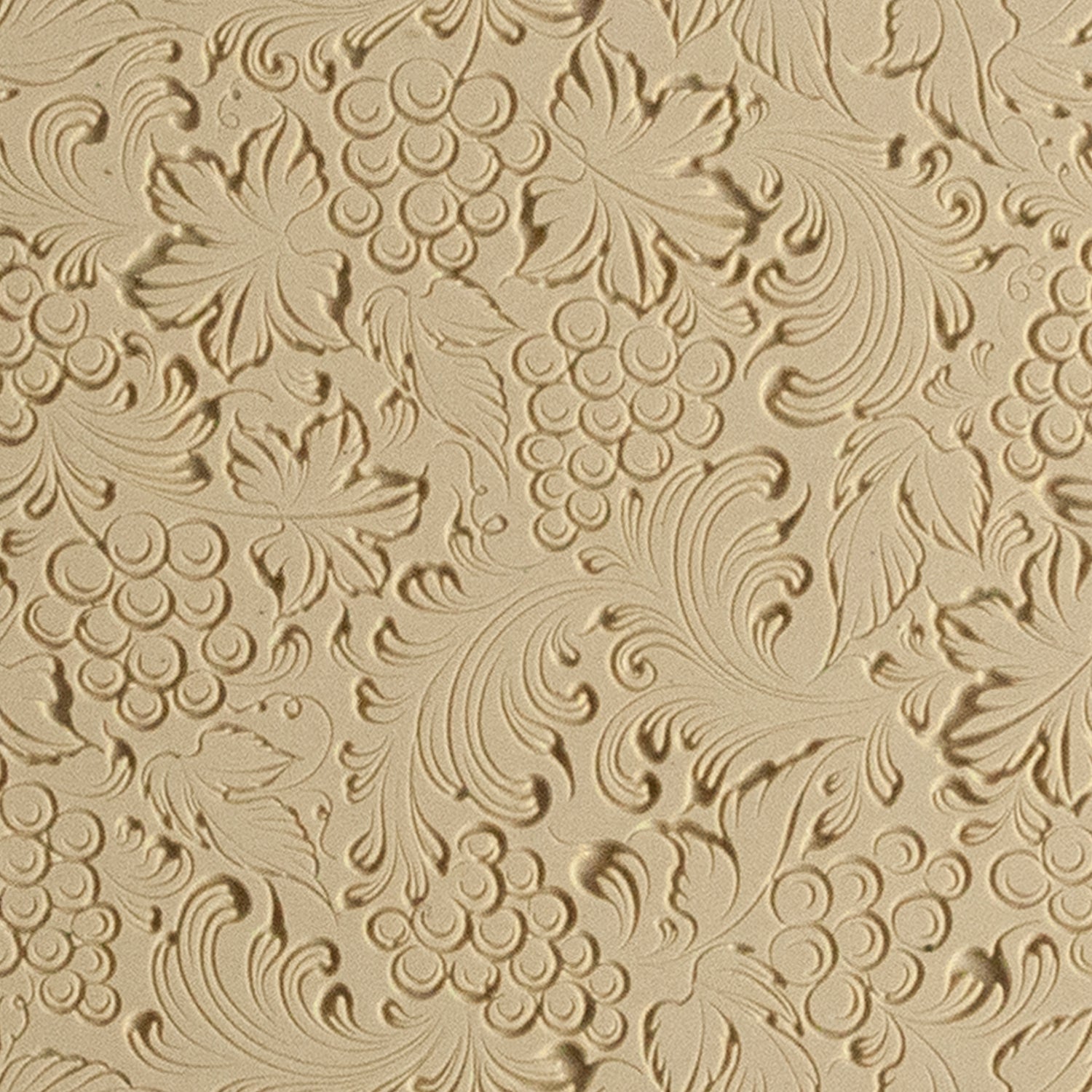 Mega Texture Tile - Tuscany Dreams Embossed. Use to impress texture in soft clays. Mega Texture Tiles are perfect for projects both large and small. Mega Tiles measure 9-1/4" x 6" and are about 7 times larger than Texture Tiles. These textures are flexible, washable and can be used with any soft clay.