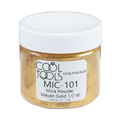 jar of Mica Powder - Mayan Gold - 1/2 oz