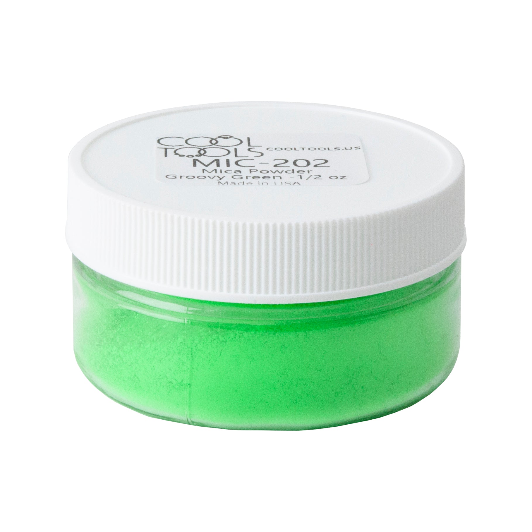 jar of Pigment Powder - Groovy Green - 1/2 oz