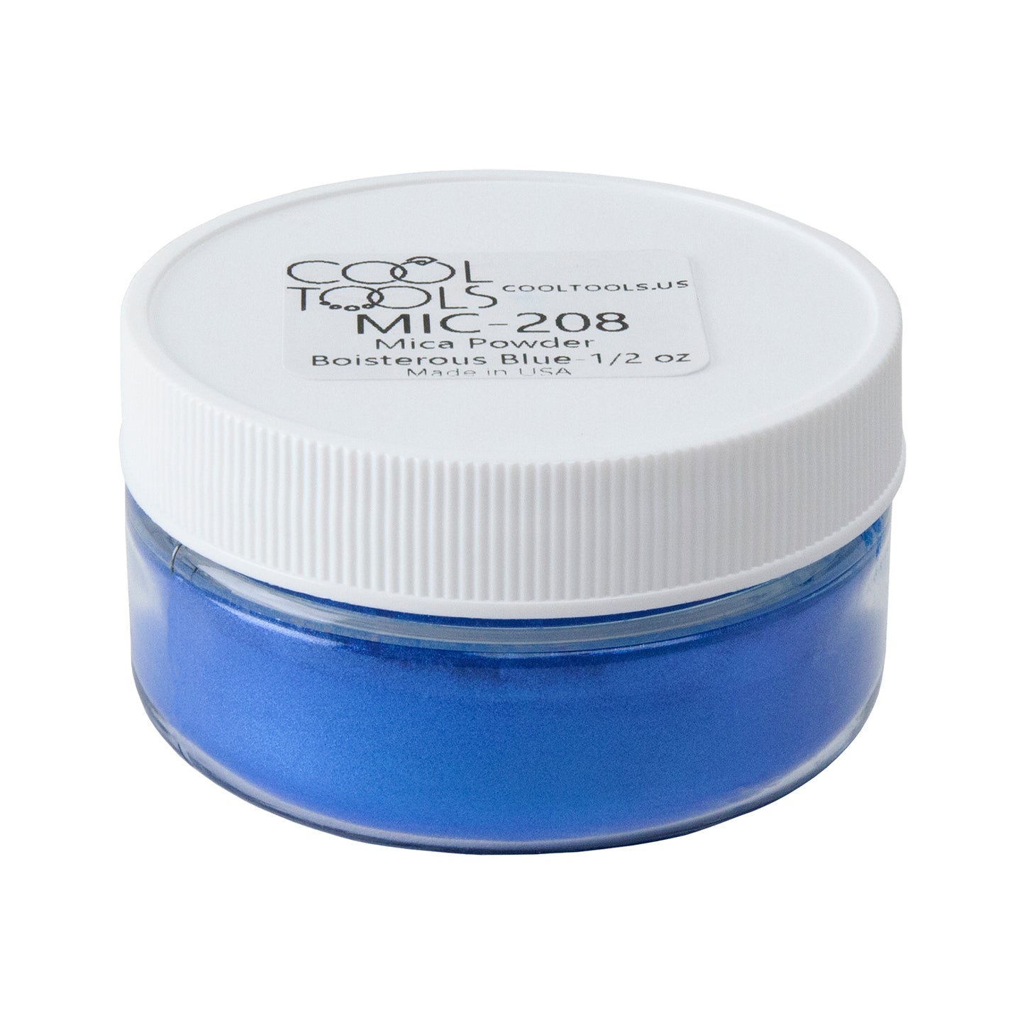 jar of Mica Powder - Boisterous Blue - 1/2 oz