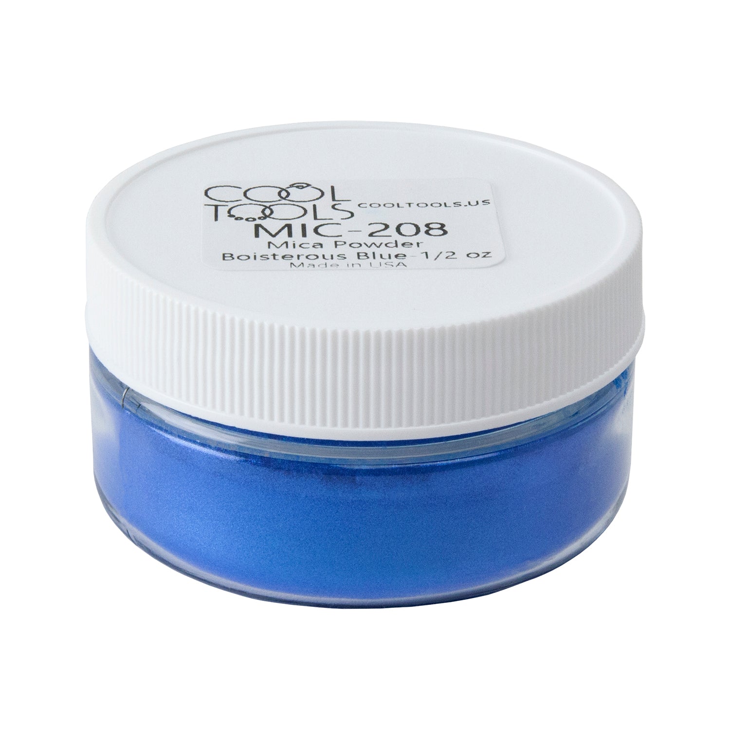 jar of Mica Powder - Boisterous Blue - 1/2 oz