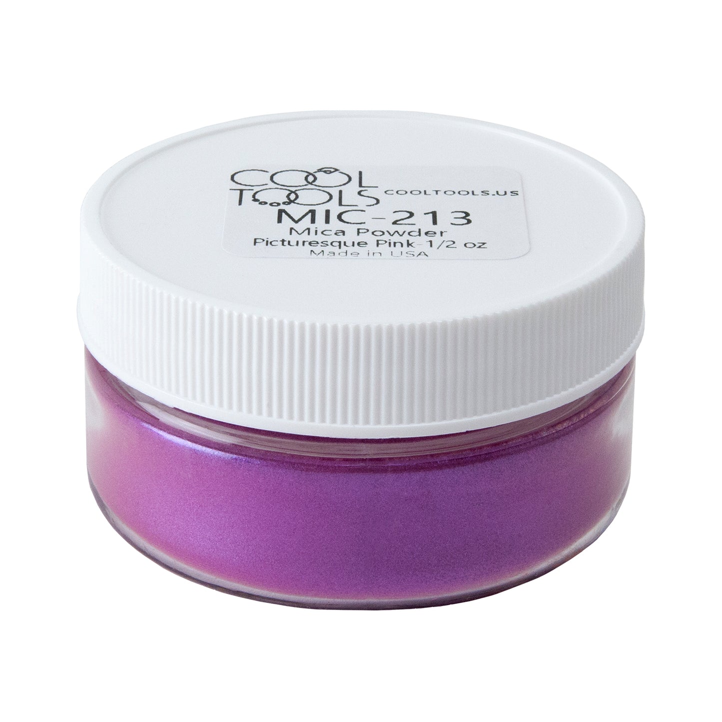 jar of Mica Powder - Picturesque Pink - 1/2 oz