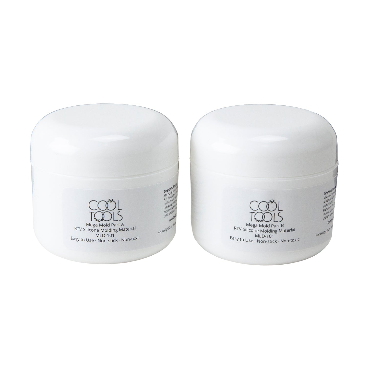 Mega Mold Silicone RTV Molding Compound 4oz jars