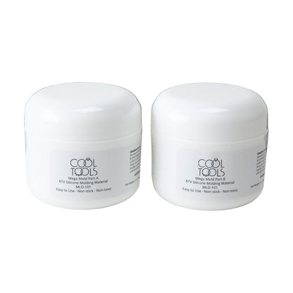 Mega Mold Silicone RTV Molding Compound 4oz jars
