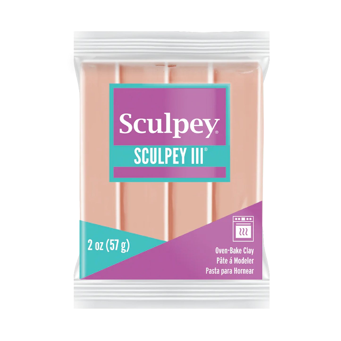 Sculpey III Polymer Clay - Beige 2 oz block