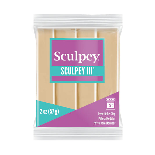 Sculpey III Polymer Clay - Tan 2 oz block