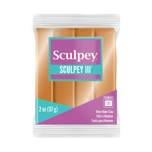 Sculpey III Polymer Clay - Gold 2 oz block