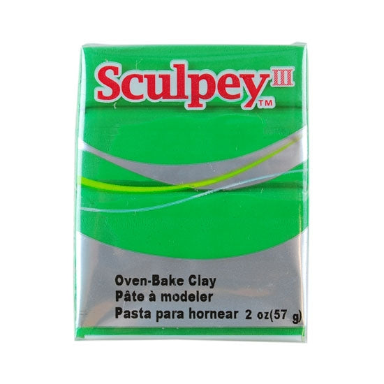 Sculpey III Polymer Clay - String Bean 2 oz block