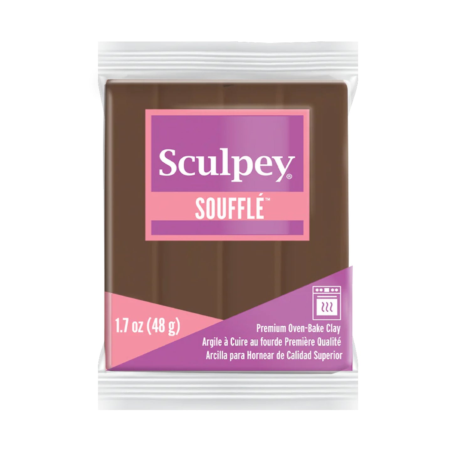 Sculpey Souffle Polymer Clay - Cowboy 2 oz block