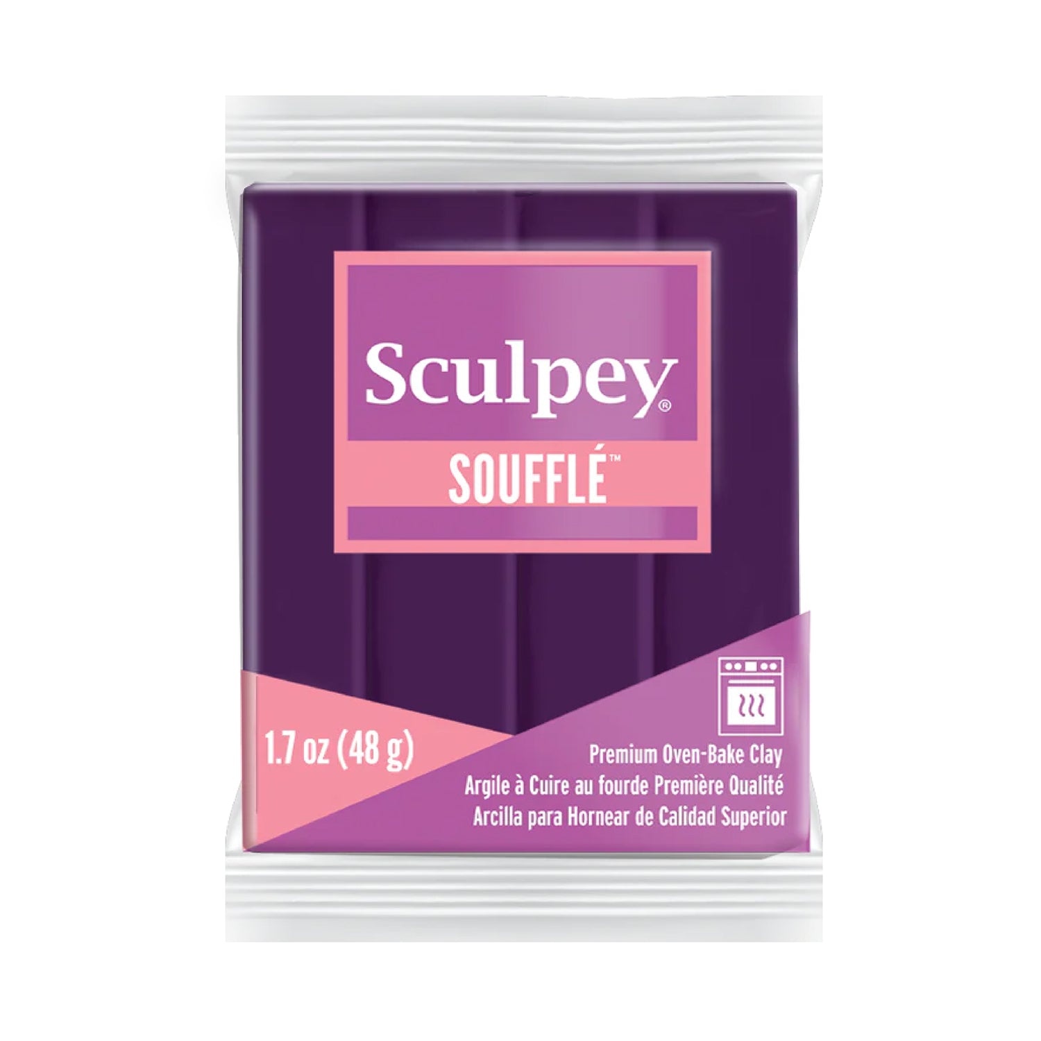 Sculpey Souffle Polymer Clay - Royalty 2 oz block