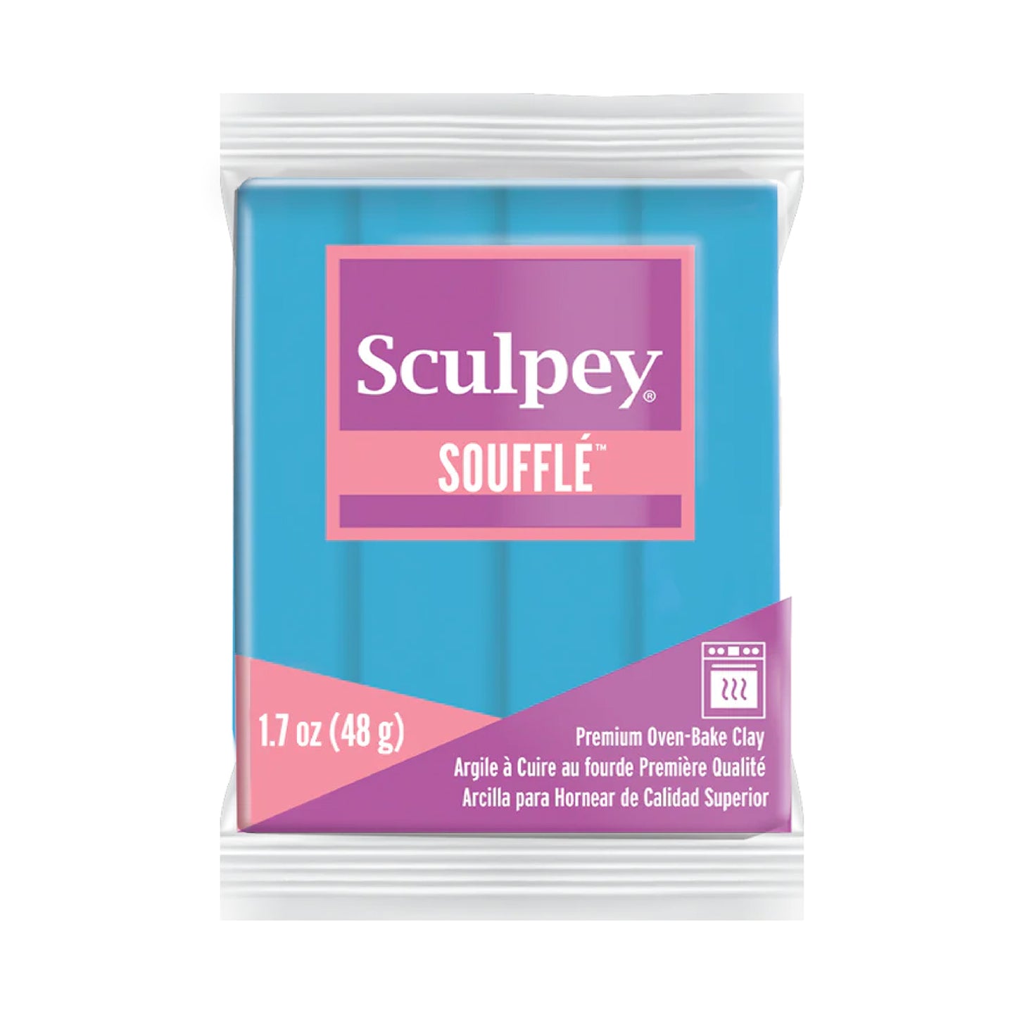 Sculpey Souffle Polymer Clay - Robin's Egg 2 oz block