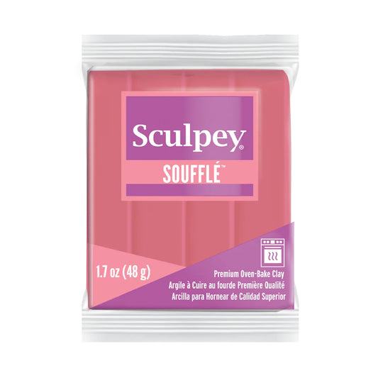 Sculpey Souffle Polymer Clay - Guava 2 oz block