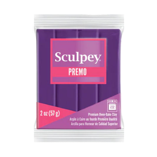 Premo Sculpey Polymer Clay - Purple 2 oz block
