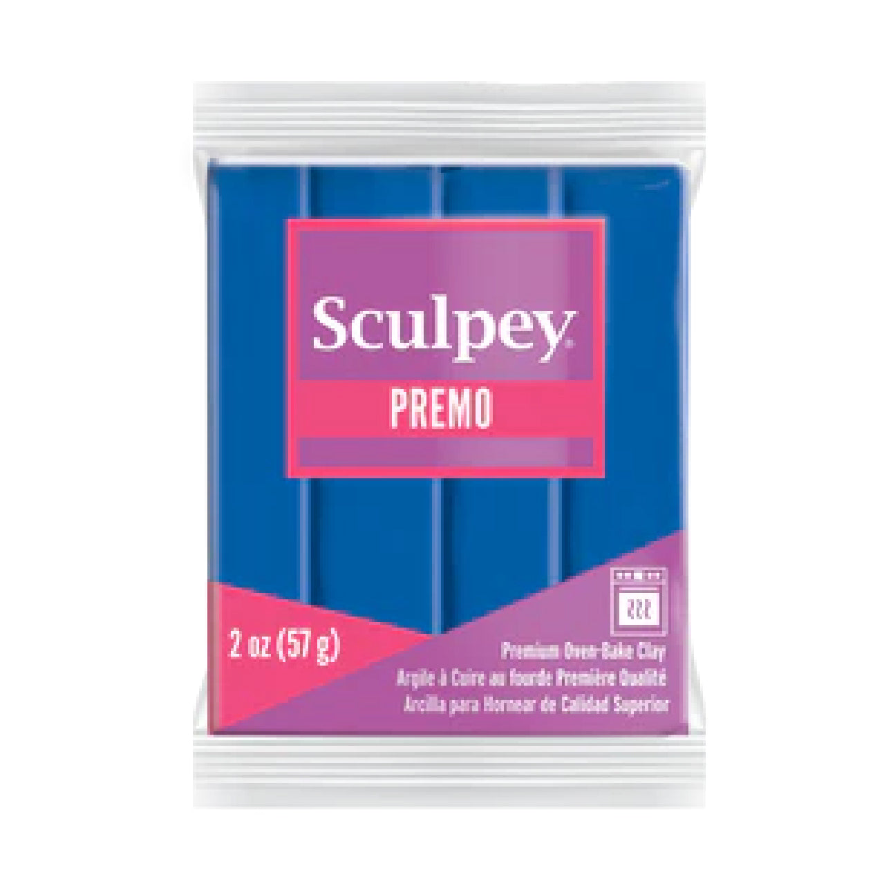 Premo Sculpey Polymer Clay - Cobalt Blue 2 oz block