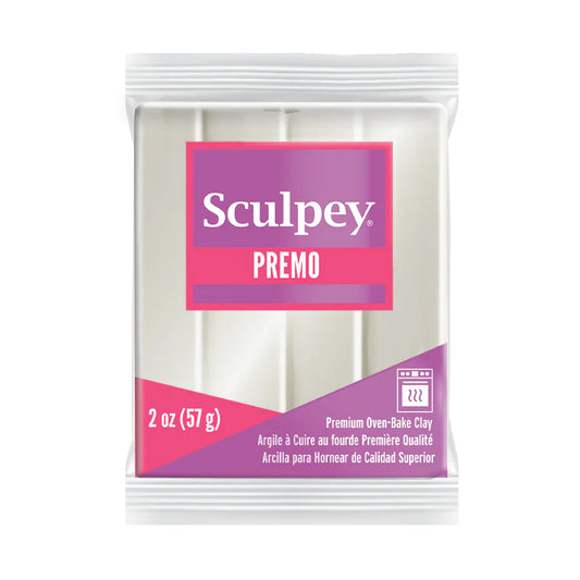 Premo Accent Sculpey Polymer Clay - Pearl 2 oz block