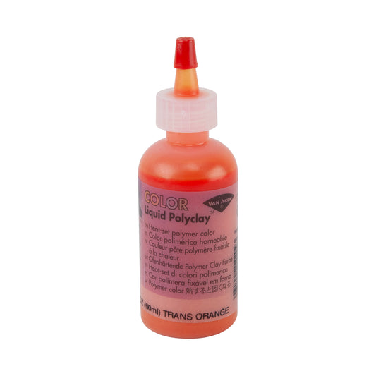 Kato Color Liquid Polyclay - Translucent Orange 2 oz