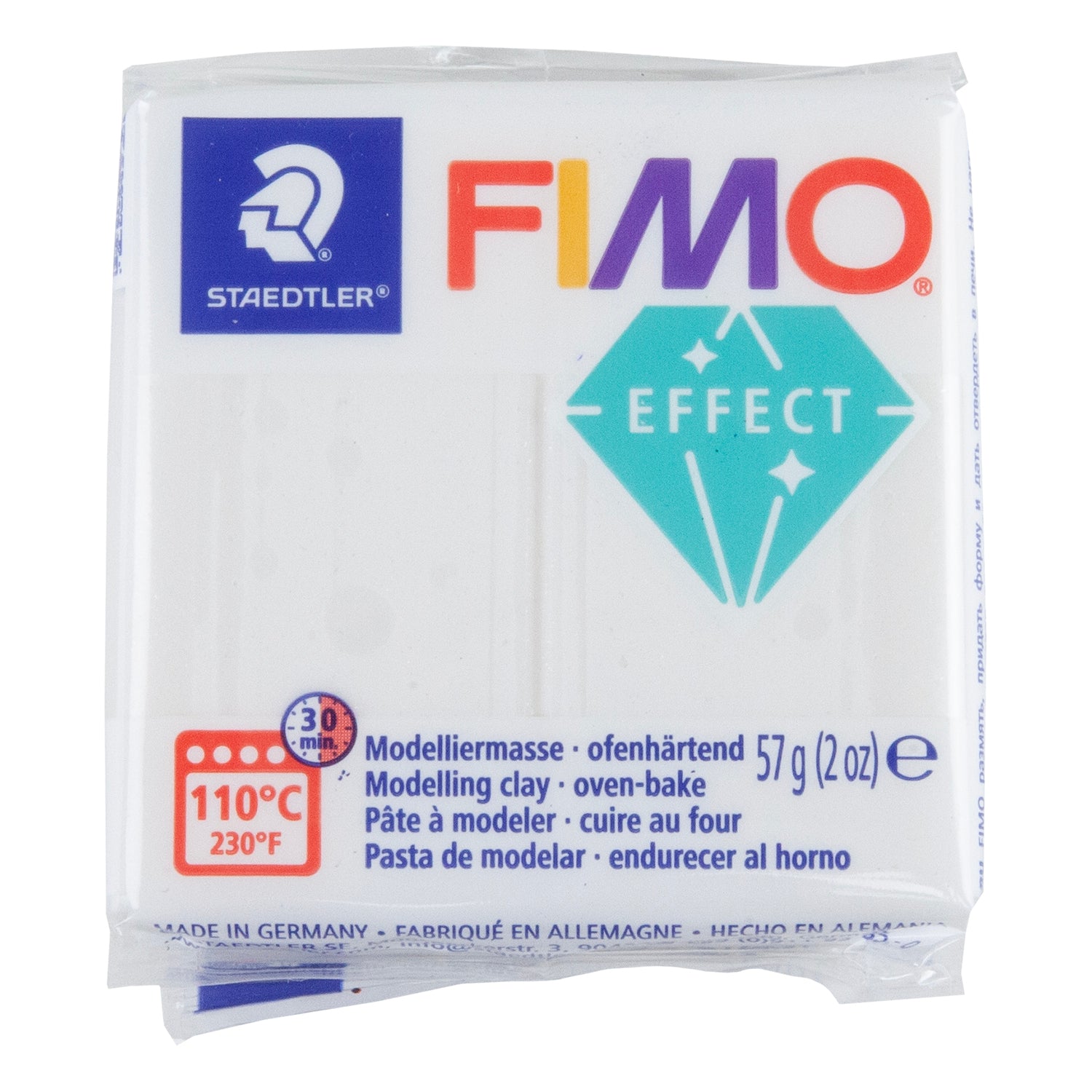 FIMO® Polymer Clay - Galaxy White #002 - 2 oz block