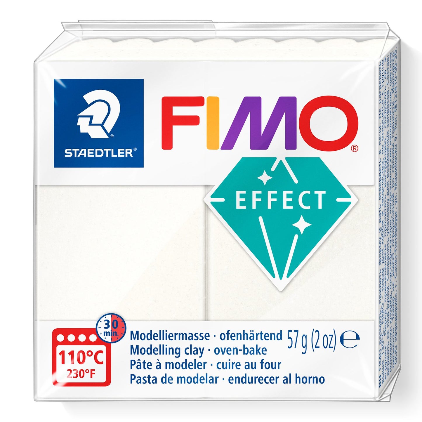 FIMO® Polymer Clay - Mother of Pearl #08 2 oz block