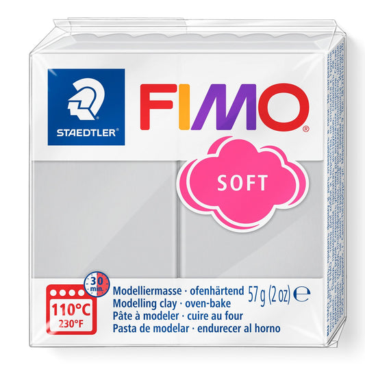 FIMO® Polymer Clay - Dolphin Grey #80 2 oz block