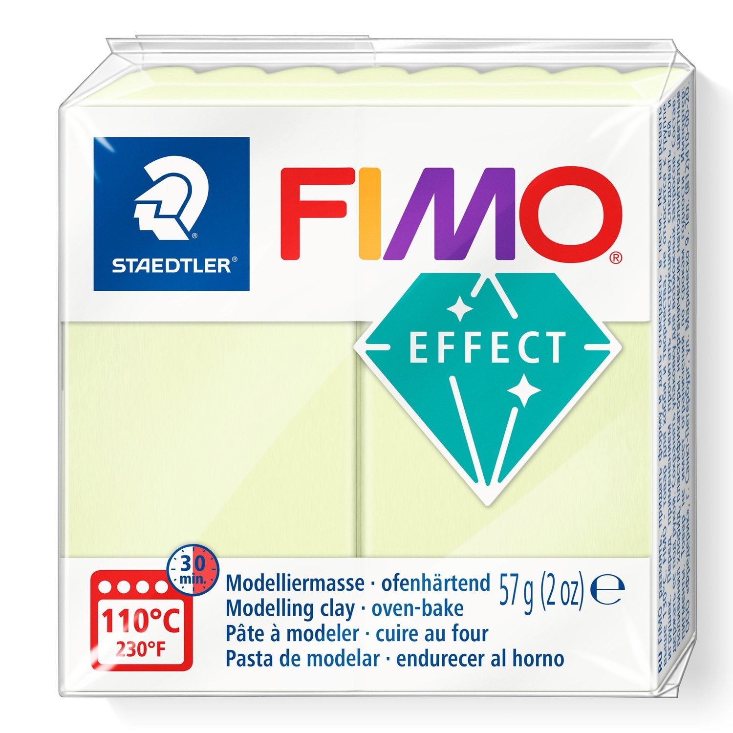 FIMO® Polymer Clay - Vanilla #105 2 oz block