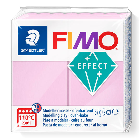 FIMO® Polymer Clay - Light Pink #205 2 oz block