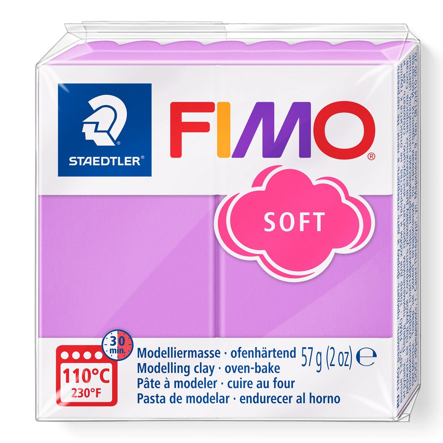 FIMO® Polymer Clay - Lavender #62 2 oz block