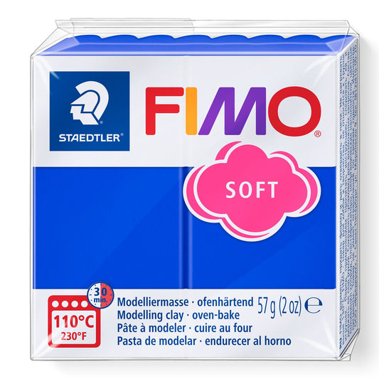 FIMO® Polymer Clay - Brilliant Blue #33 2 oz block