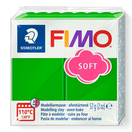 FIMO® Polymer Clay - Tropical Green #53 2 oz block