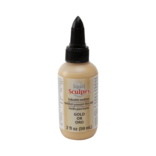 Liquid Sculpey Bakeable Medium - Gold - 2 oz