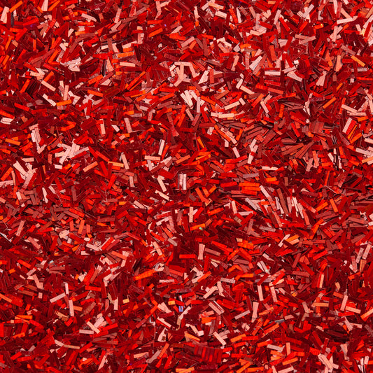 Metallic Ruby Red Confetti Sprinkles