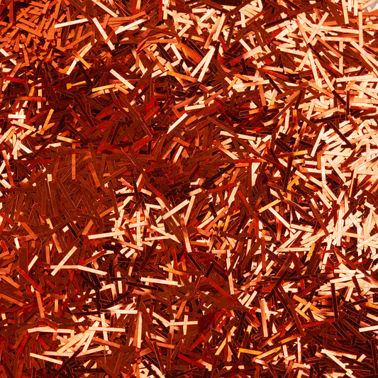 Metallic Orange Confetti Sprinkles