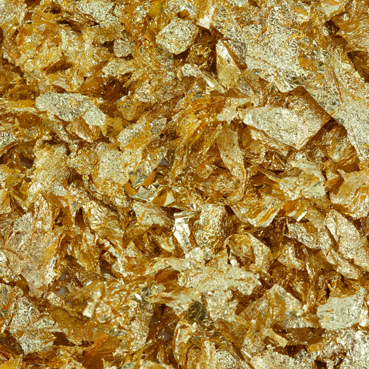 Imitation Gold Metal Flakes