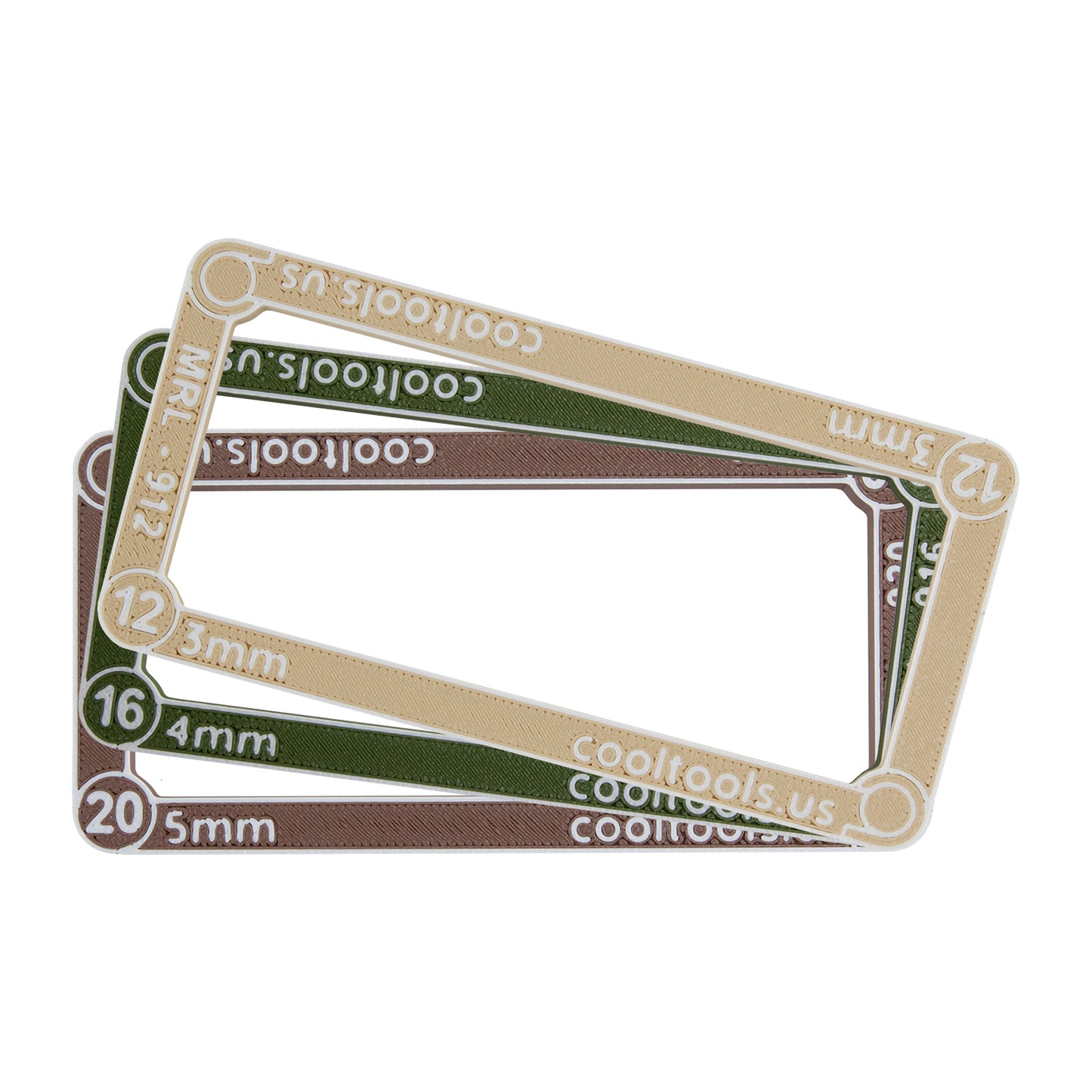 Mini Clay Thickness Rolling Frames - Cool Tools